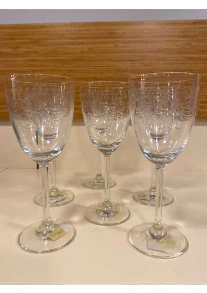 Kadeh Kendinden Desenli Ortaboy 6'Lı Made In Italy Cerve modelleri