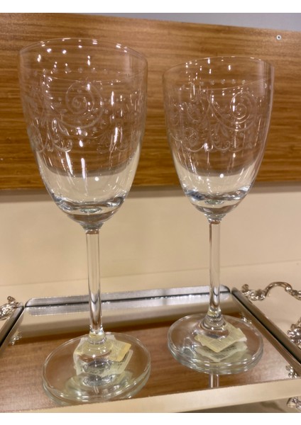 Kadeh 2'Li Kendinden Desenli Ortaboy Made In Italy Cerve modelleri