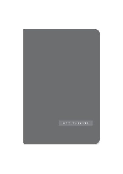 Keskin 8*12 64 Yp.çizgili Ciltli Cep Defteri - Gri