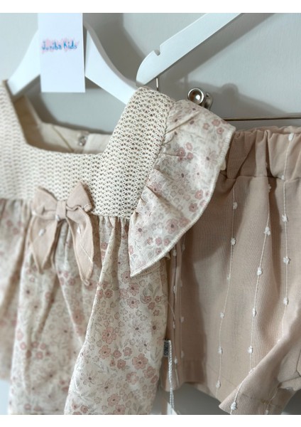 Flowery Fırfır Kol Detaylı Ikili Takım fiyatları