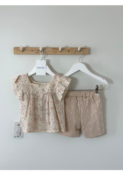 Flowery Fırfır Kol Detaylı Ikili Takım modelleri