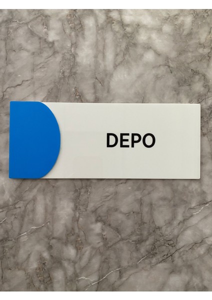 Ortaokula Uygun Renk Depo Uyarı ve Yön Levhası