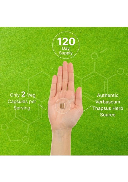 Mullein Leaf 20,000 mg Herbal Equivalent, 240 Veggie Capsules fırsatları