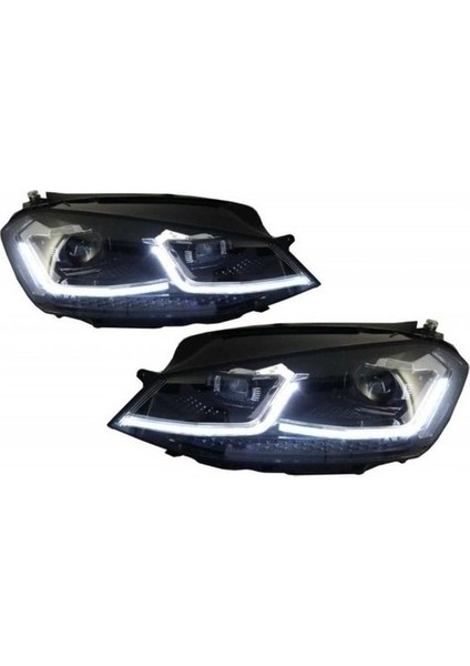 Vw Golf 7 Uyumlu 7.5 Dizayn Krom J Far