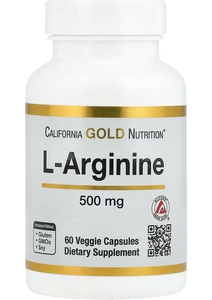 L-Arginine 500 Mcg 60 Kapsül