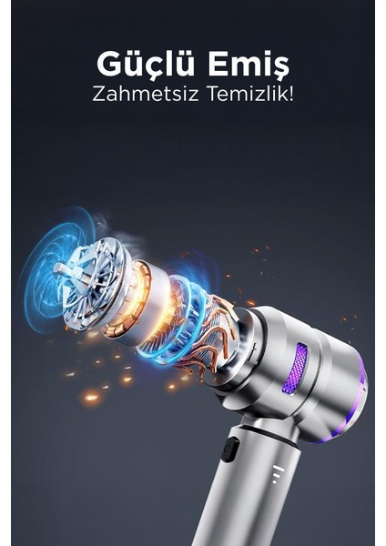 HL-121 Kırmızı 4ın1 Şarjlı Araç Mini El Süpürgesi fiyatları