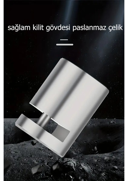 Motosiklet ,su Geçirmez Disk Kilidi Hatırlatma Kablolu