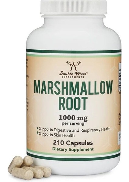 Marshmallow Root 1,000 mg 210 Veg.kapsül.usa Vers.