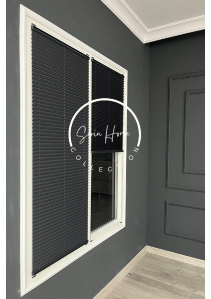 Antrasit Katlanabilir Plise Perde, Cam Balkon Perdeleri, Ofis Perdeleri, Pvc Pencere Perdeleri