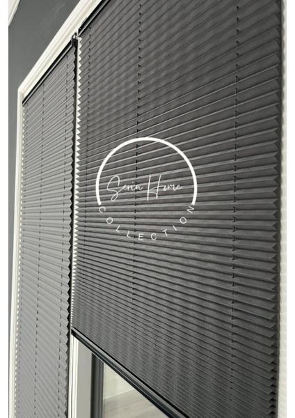 Antrasit Katlanabilir Plise Perde, Cam Balkon Perdeleri, Ofis Perdeleri, Pvc Pencere Perdeleri