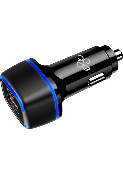 Araç Şarjı Usb-C Pd 30W+QC3.0 18W