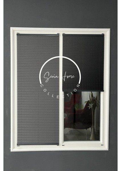 Antrasit Katlanabilir Plise Perde, Cam Balkon Perdeleri, Ofis Perdeleri, Pvc Pencere Perdeleri