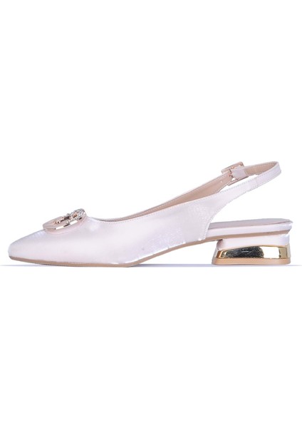 Moda Ayakkabı 854 Syh-Krem Arkası Açık Kadın Günlük Babet Ayakkabı modelleri