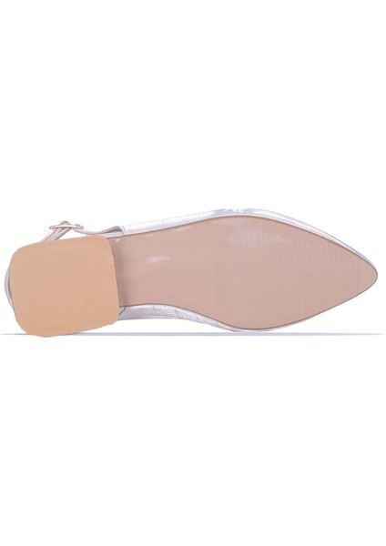 Moda Ayakkabı 854 Syh-Krem Arkası Açık Kadın Günlük Babet Ayakkabı fırsatları