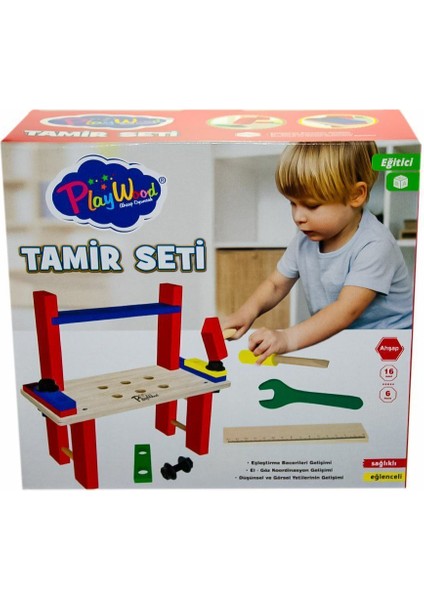 397 Kutuda Ahşap Tamir Seti - Onyıl Oyuncak