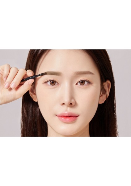 Reeltattoo Brow Cushion Two Tone Brown - Çift Tonlu, Çift Fırçalı Kaş Farı & Kaş Şekillendirme Kiti