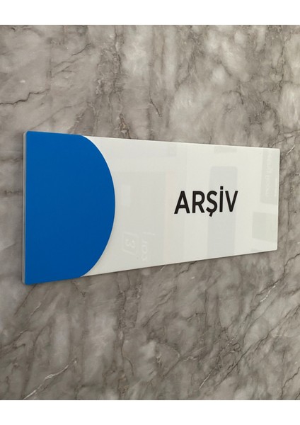 Ortaokula Uygun Renk Mavi Arşiv Yön Levhası Kapı Isimliği fiyatları