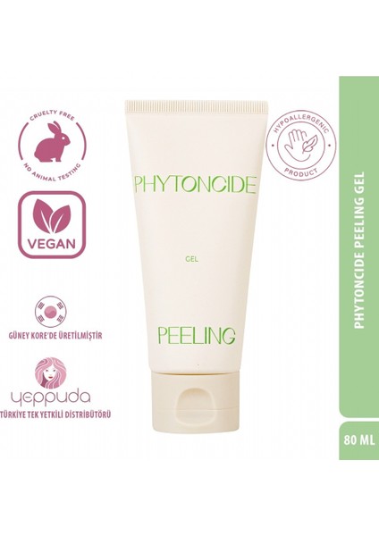Phytoncide Peeling Gel - Fitonsit Içeren Kuruluk Hissi Bırakmayan Vegan Peeling Jeli