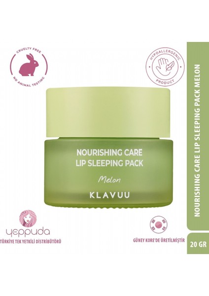 Nourishing Care Lip Sleeping Pack Melon - Kavun Özlü Besleyici Dudak Bakım Gece Maskesi