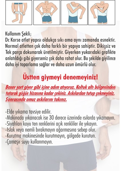 Premium Erkek Atlet Korse Bel Göğüs Göbek Jinekomasti Toparlayıcı Dik Duruşa Yardımcı fiyatları