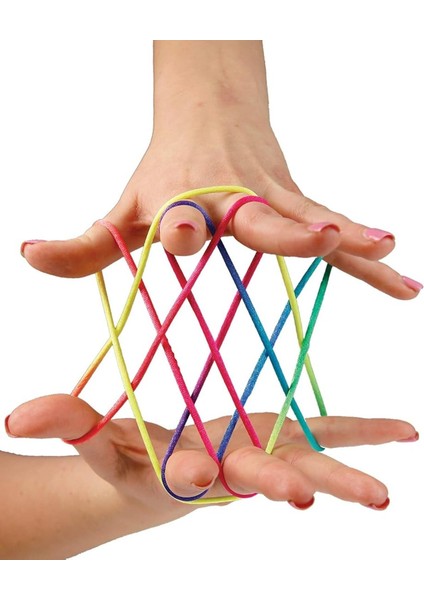 Stringy Majiggy Parmak Ip Oyunu: Dayanıklı Iple Uzun Saatler Boyunca Eğlence
