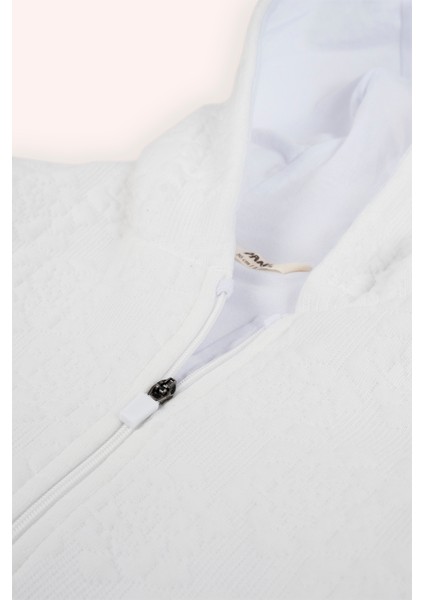 Yenidoğan Patikli Fermuarlı Beyaz Tulum fiyatları