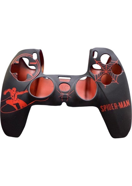 Ps5 Dualsense Spider-Man Desenli Koruyucu Silikon Kılıf Gamepad