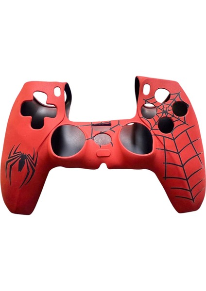 Ps5 Dualsense Spider-Man Desenli Koruyucu Silikon Kılıf Gamepad