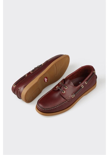 Kahve Deri Erkek Günlük Ayakkabı modelleri