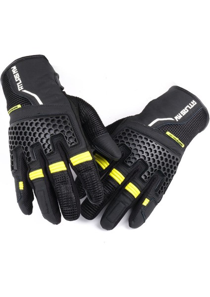Mw Mesh Yazlık Motosiklet Eldiveni Siyah