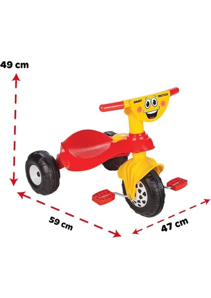 07 132K Smart Bisiklet Kırmızı Flexo -Pilsan Oyuncak