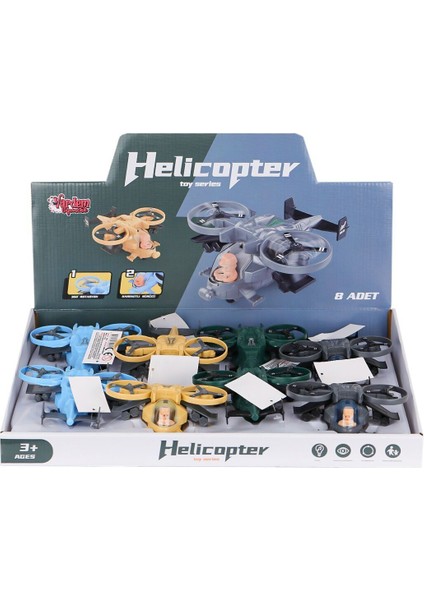 MXT-3616 Sürtmeli Askeri Helikopter -Vardem Oyuncak
