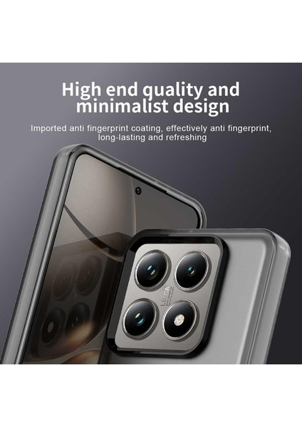 Xiaomi Mi 14T Pro Kılıf Kamera Çıkıntılı Mat Magsafe Şarj Özellikli Kenarları Renkli Premium Sert Kapak