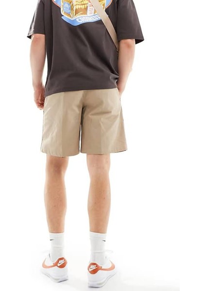 Club Woven Chino Shorts Beige Erkek Dokuma Kanvas Günlük Şort Bej modelleri