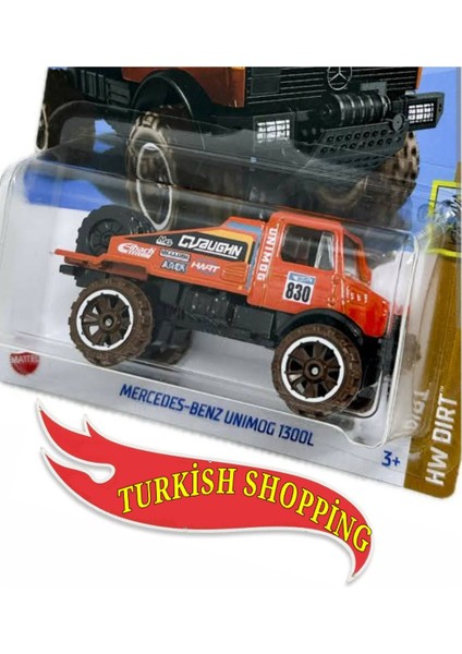 1/64 Ölçek Mercedes Benz Unimog 1300L