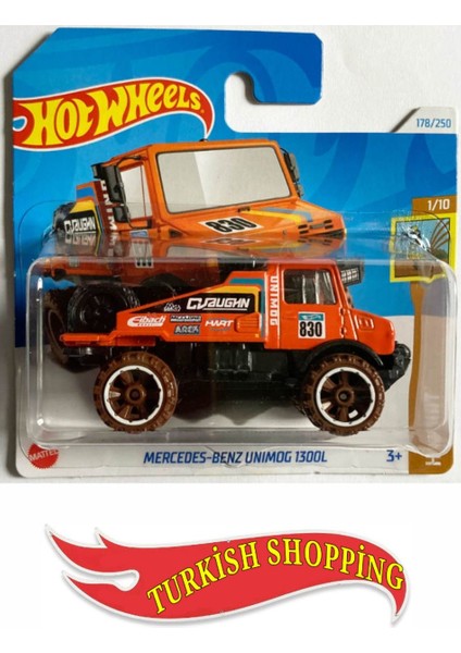 1/64 Ölçek Mercedes Benz Unimog 1300L