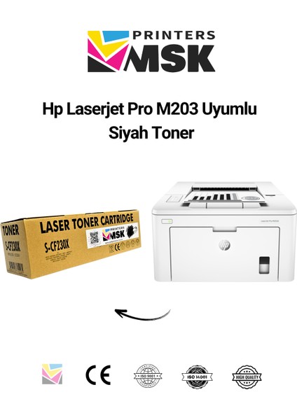Hp Laserjet Pro M203 Uyumlu Siyah Toner fiyatları