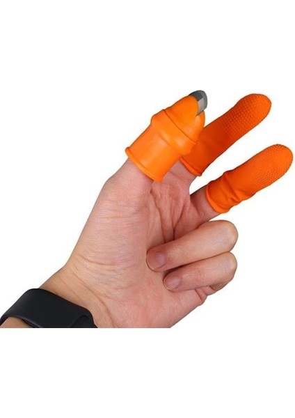 SN-14662 Pratik Başparmak Soyucu Bıçak - Silikon Baş Parmak Sebze Meyve Ayıklayıcı Kesme Eldiveni fırsatları