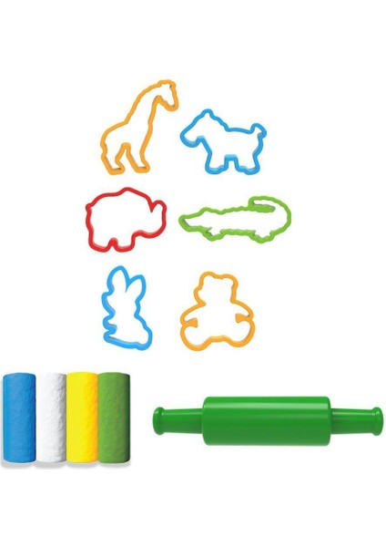03697 Art Craft Eğlenceli Hayvanlar Hamur Set 200 gr