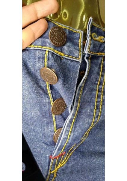 True Relıgıon S- M / 29, Diz Hizası #bermuda, #caprı, #jeans #denim #dikiş Vurgulu #pantolon indirimleri