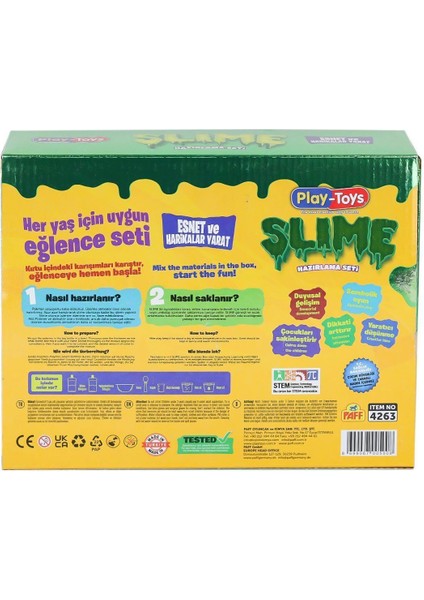 4263 Classic Playtoys Dıy Slime Set -Asya Oyuncak