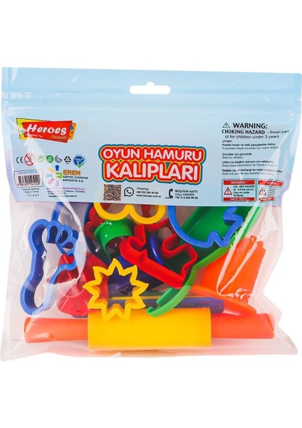 ERN-514 Oyun Hamuru Kalıpları -Eren Eğitici Oyuncakları