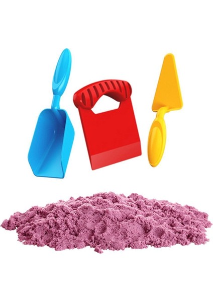 03693 Aksesuarlı Pembe Kinetik Oyun Kumu 1000 gr