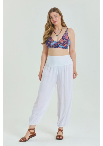 Beli Lastikli Rahat Kesim Büyük Beden Pantolon modelleri