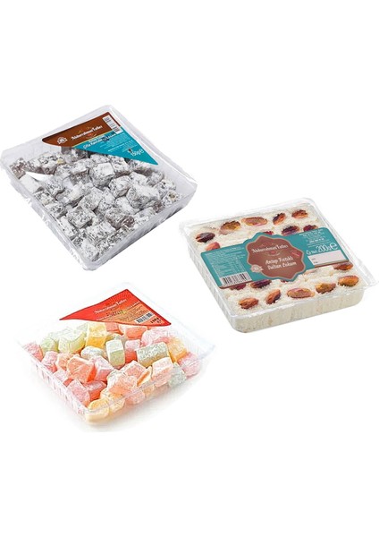 Lokum Çeşitleri 3 Lü Set