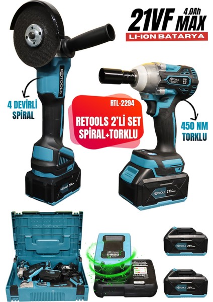 2’li Set (Torklu Somun Sıkma ve Spiral)
