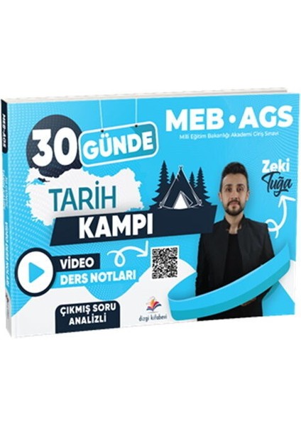Dizgi Kitap 2025 Meb Ags 30 Günde Tarih Kampı Çıkmış Soru Analizli Video Ders Notları
