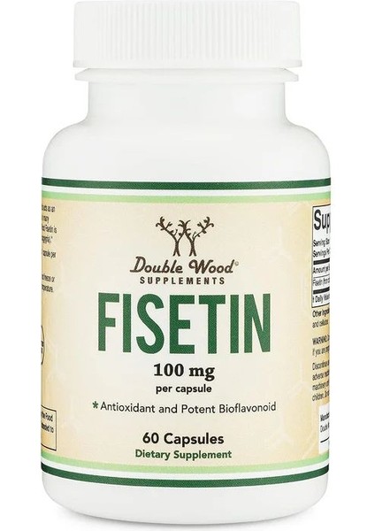 Fisetin Supplement 100 mg 60 Kapsül
