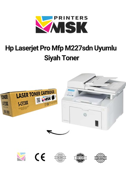 Hp Laserjet Pro Mfp M227SDN Uyumlu Siyah Toner fiyatları