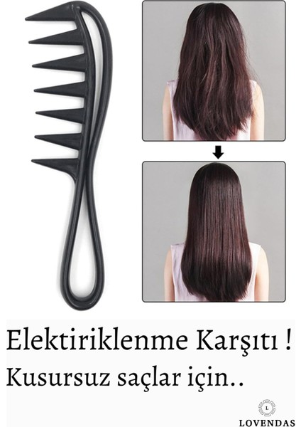 Profesyonel Antistatik Karbon Wax Tarağı